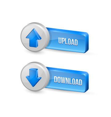 Download ve upload düğme