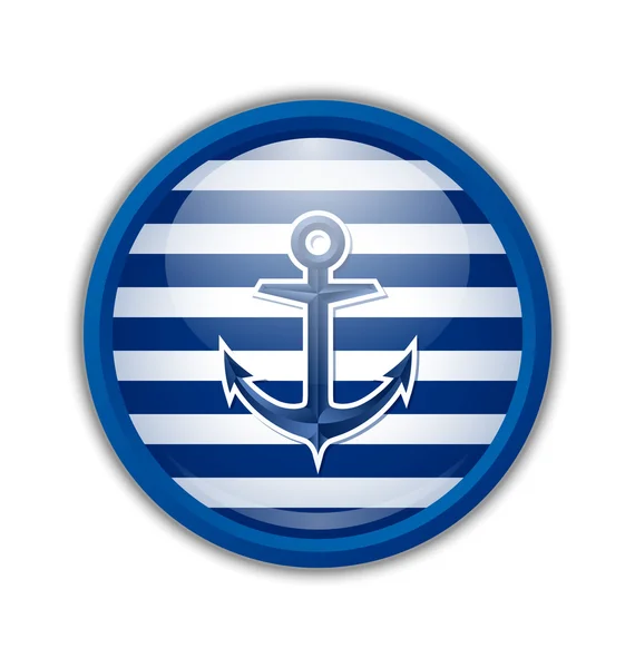 Distintivo di ancoraggio — Vettoriale Stock