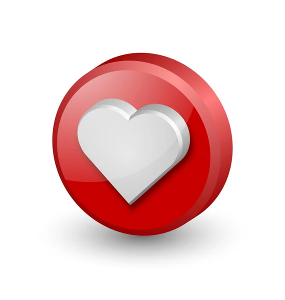 Heart icon — Stock Vector