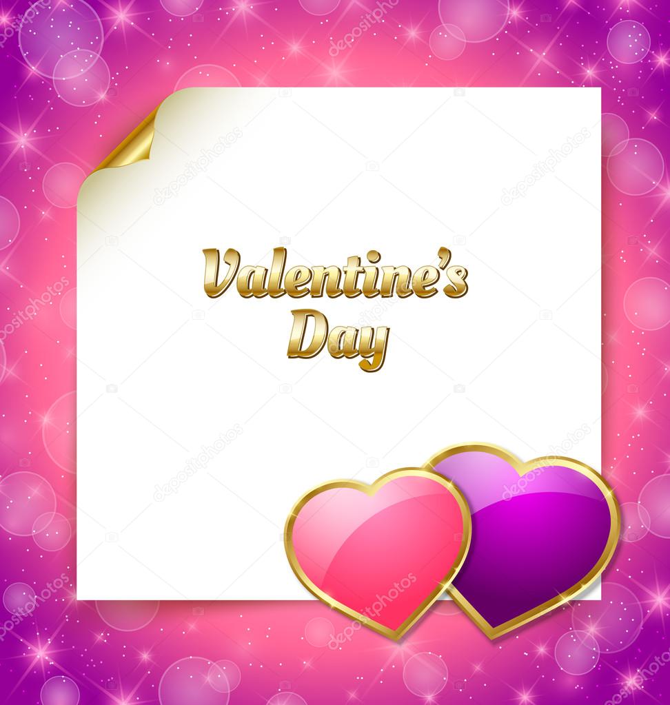 Valentine's day document template