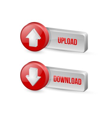 Download ve upload düğme
