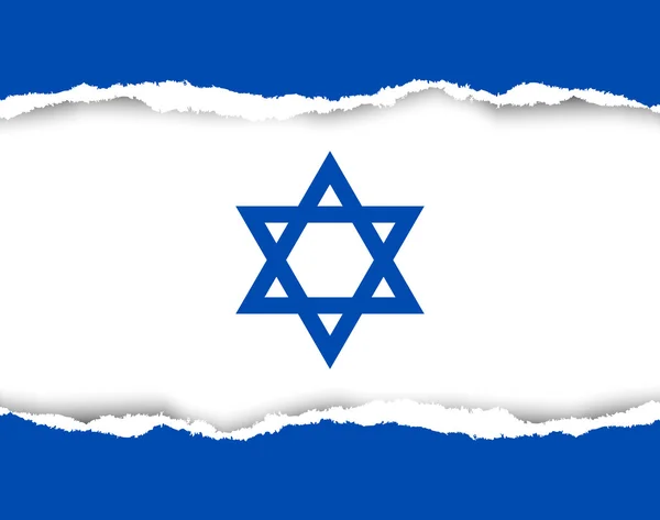 Vlag van Israël — Stockvector