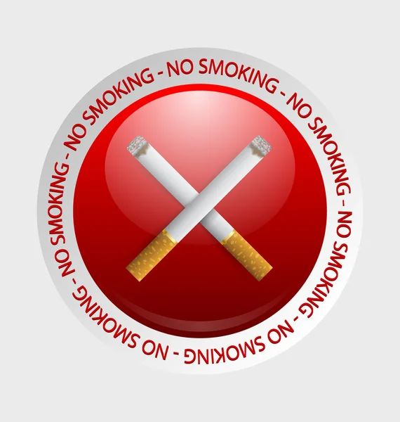 No smoking sign — Stock Vector