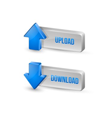 Download ve upload düğme