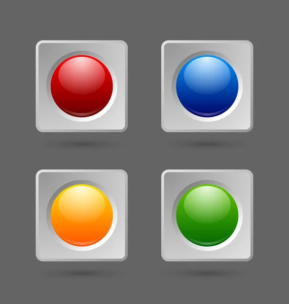 Icono o fondo de botones — Vector de stock