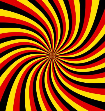 Üç renkli arka plan bükülmüş