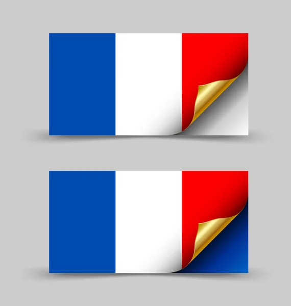 French flag — Stock Vector