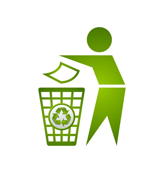 Sinal de reciclagem —  Vetores de Stock