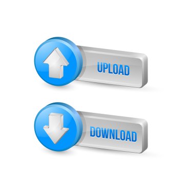 Download ve upload düğme