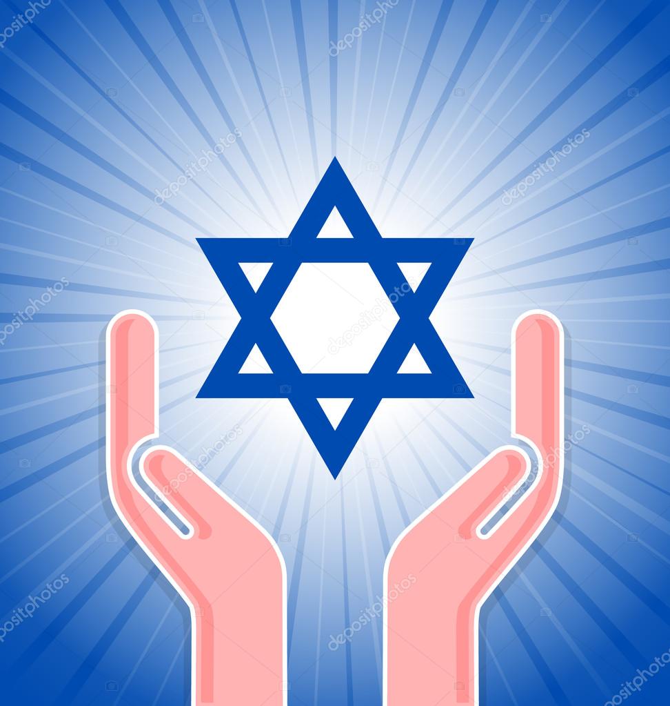 Star of David with hands