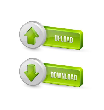 Download ve upload düğme