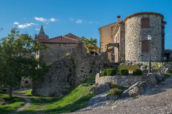 Hum Croacia y la puesta de sol — Foto de Stock