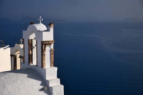 Фото Церкви Mykonos Oia Sea — стокове фото