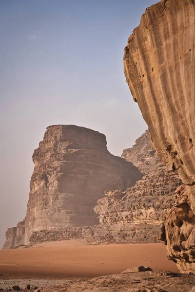 Photo Sunset View Wadi Rum Desert Jordan — Stock Photo, Image