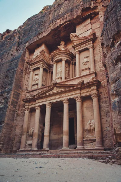 Photo Temple Petra Jordan — Stock Photo, Image