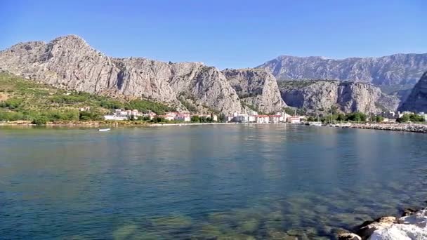크로아티아의 해안선에 파노라마 — 비디오