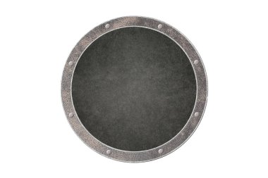 Beyaz arka plan üzerinde izole klasik yuvarlak çerçeve