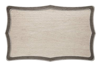 Beyaz arkaplanda izole edilmiş eski tahta