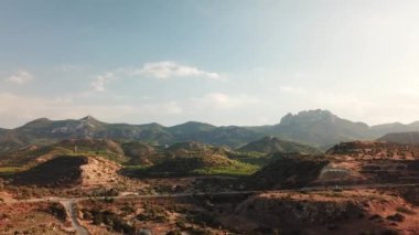Kuzey Kıbrıs 'ın Famagusta kentinin hava manzarası