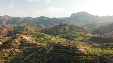 Kuzey Kıbrıs 'ın Famagusta kentinin hava manzarası