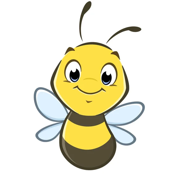 Vector Illustration Cute Bee Design Element — Stock Vector