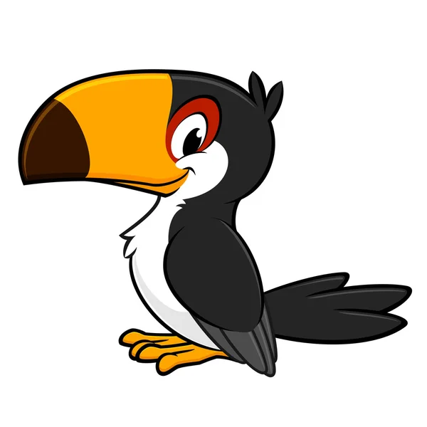 Cartoon toucan — Stock vektor