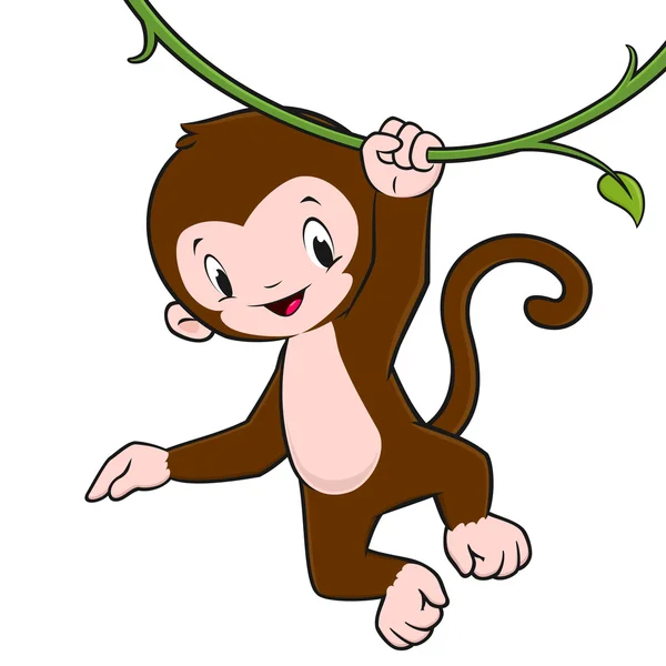 Мультфільм мавпи — стоковий вектор