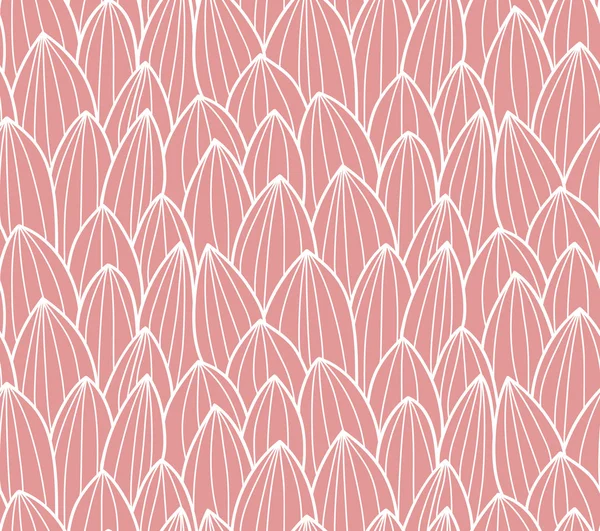 Seamless pattern with hand drawn cactus grid — Stok Vektör