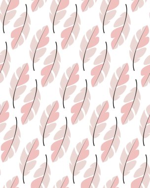 Tüyler Dikişsiz desen tasarım bohem el ile çizilmiş