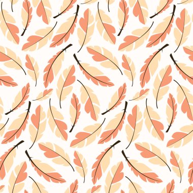 Tüyler Dikişsiz desen tasarım bohem el ile çizilmiş