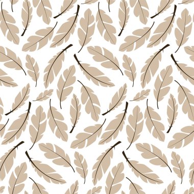 Tüyler Dikişsiz desen tasarım bohem el ile çizilmiş