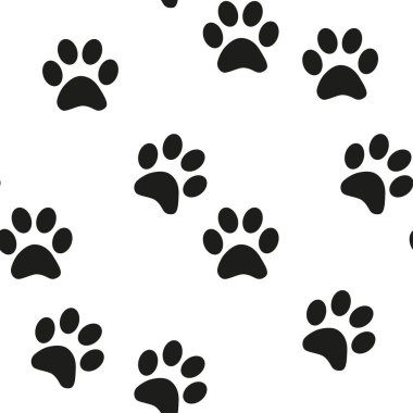 Kusursuz bir altyapısı var. Duvar kağıdı tasarımı için karikatür pençesi. Modern çizgi film tasarımı. Kusursuz kumaş dokusu