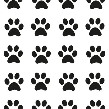 Kusursuz bir altyapısı var. Duvar kağıdı tasarımı için karikatür pençesi. Modern çizgi film tasarımı. Kusursuz kumaş dokusu