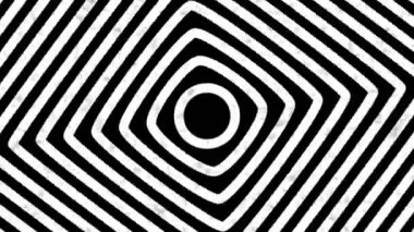 Spiral Tünel Animasyonları. Stop Motion, Düşük Çerçeve Oranı Efekti ile El Çizimi Biçimi