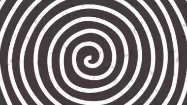 Mükemmel kusursuz döngü içinde dönen hipnotik spiral ile soyut hareket arkaplanı