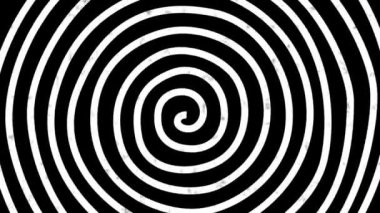 Spiral Tünel Animasyonları. Stop Motion, Düşük Çerçeve Oranı Efekti ile El Çizimi Biçimi