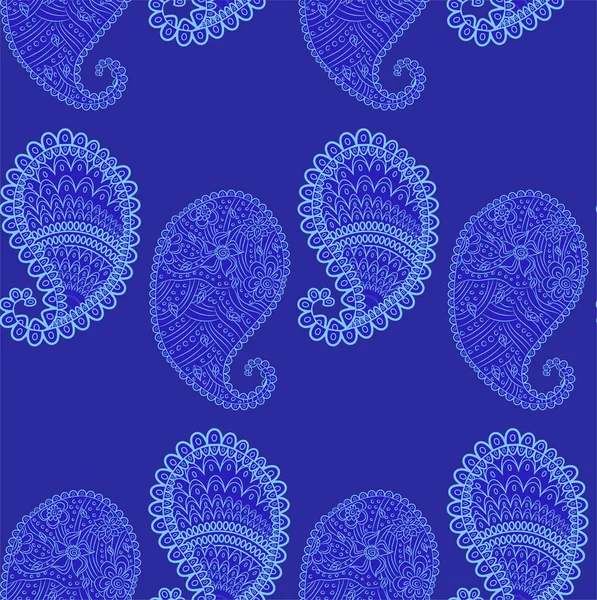 Modèle Concombre Turc Dans Style Classique Motif Traditionnel Texture Rétro — Image vectorielle