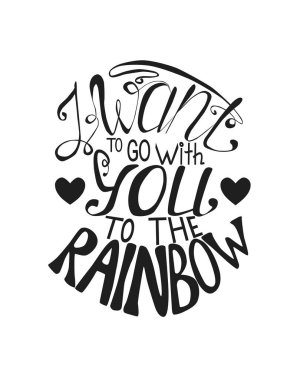 Seninle gökkuşağına, aşk konseptine gitmek istiyorum, Igbt..