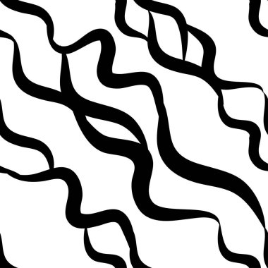 Zebra çizgileri siyah ve beyaz desenli. Kusursuz.