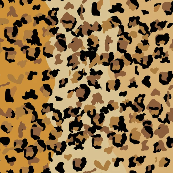 Design Padrão Sem Costura Leopardo Fundo Ilustração Textura — Vetor de Stock