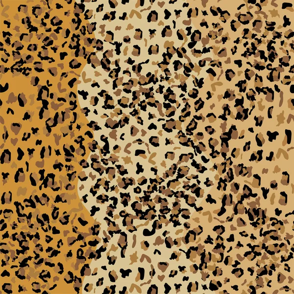 Leopard Sömlös Mönster Design Textur Illustration Bakgrund — Stock vektor