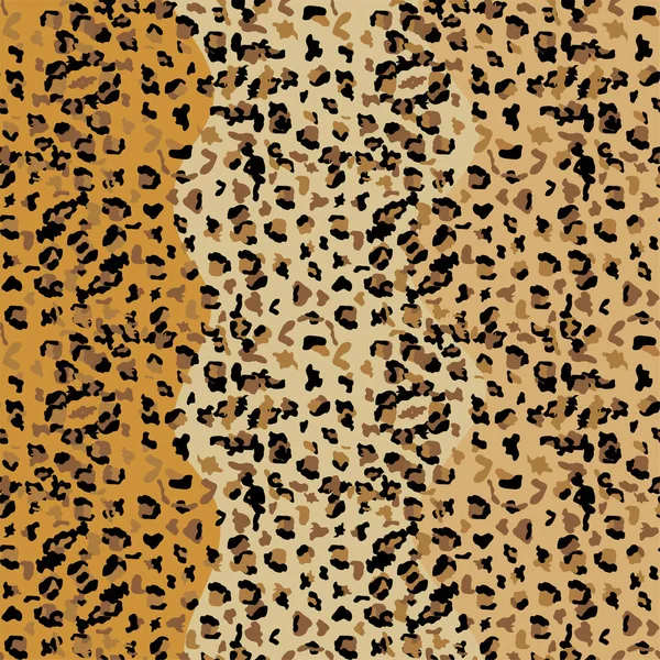 Leopard Sömlös Mönster Design Textur Illustration Bakgrund — Stock vektor