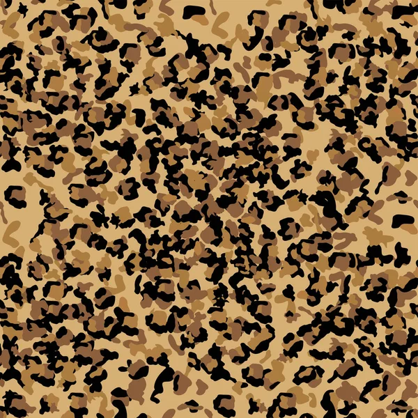 Леопард Бесшовный Дизайн Шаблона Текстура Иллюстрации Фона — стоковый вектор