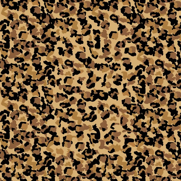 Modisches Leopard Seamless Pattern Stilisierte Gefleckte Leopardenhaut Hintergrund Für Mode — Stockvektor