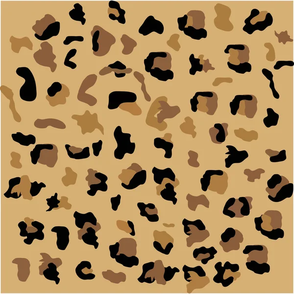 Μοντέρνο Σχέδιο Χωρίς Ραφές Λεοπάρδαλης Στυλιζαρισμένο Spotted Leopard Δέρμα Φόντο — Διανυσματικό Αρχείο