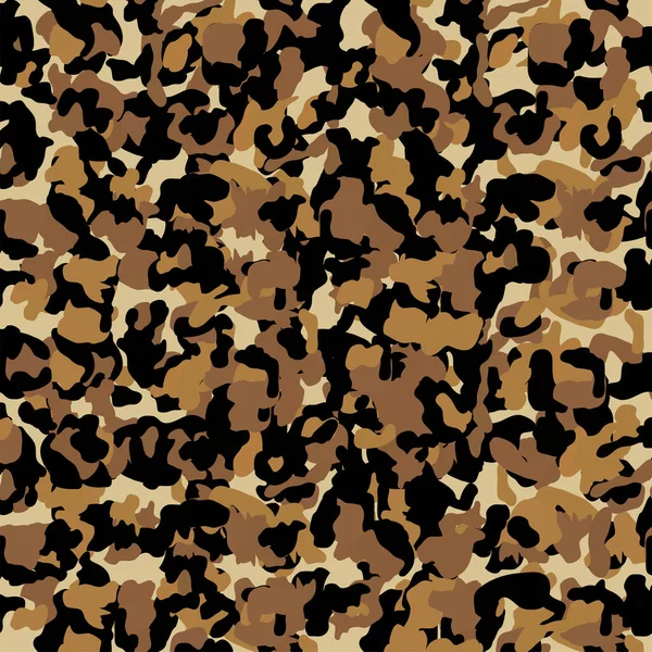 Modisches Leopard Seamless Pattern Stilisierte Gefleckte Leopardenhaut Hintergrund Für Mode — Stockvektor