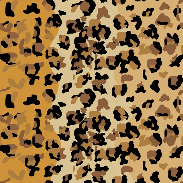 Modisches Leopard Seamless Pattern Stilisierte Gefleckte Leopardenhaut Hintergrund Für Mode — Stockvektor