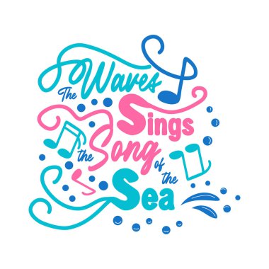 Dalgalar denizin şarkısını söylüyor. Yaz, aşk ve deniz hakkında ilham verici bir alıntı..