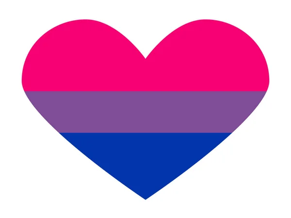 Lgbt Flagge Bisexuelle Pride Bunte Friedensfahne Symbol Der Ursprünglichen Farben — Stockvektor
