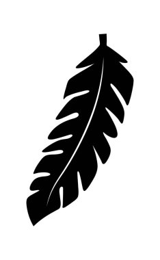 Eski bir tüy çizimi. Tüy tüyü silueti. Tüylü simgeyle harfin geri dönüşünü göster.